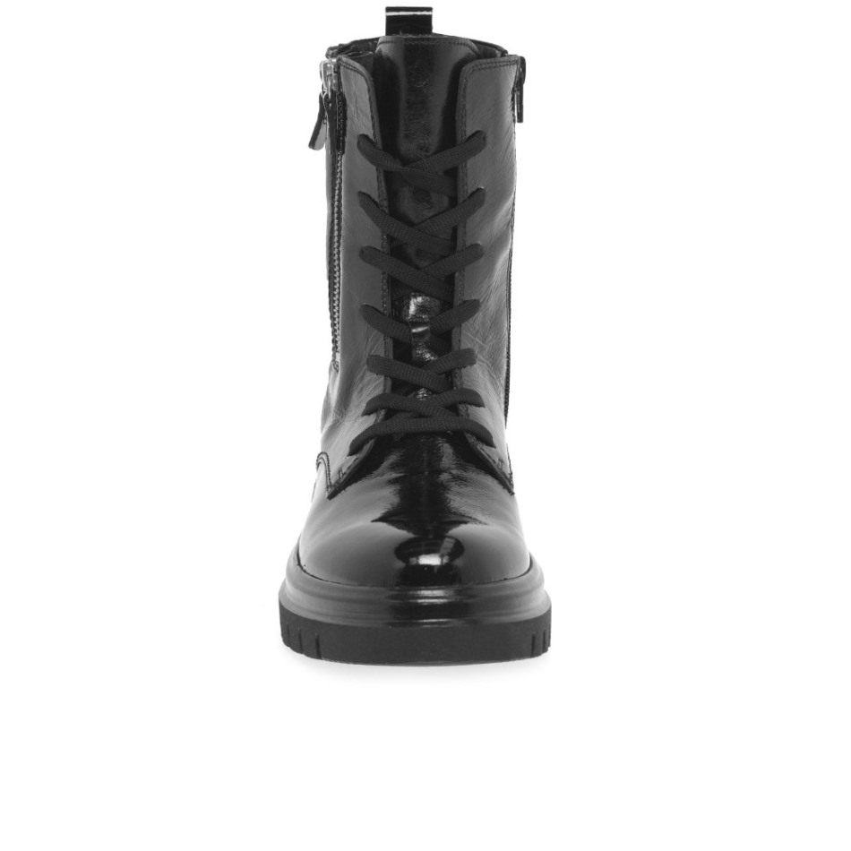 Bottes De Motard Pour Dames Cottage Gabor Verni Noir | Exclusif